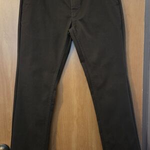 BRIXTON Men's Brown Reserve Pant Standard Fit Chinos Size 31/32